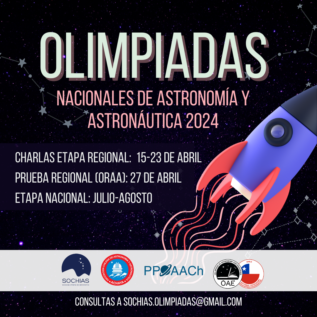 Afiche Olimpiadas de Astronomía 2024